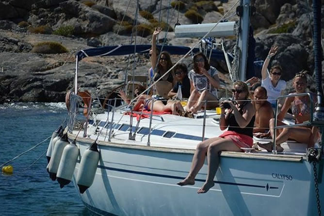 Zeiltocht op Kreta overdag of bij zonsondergang